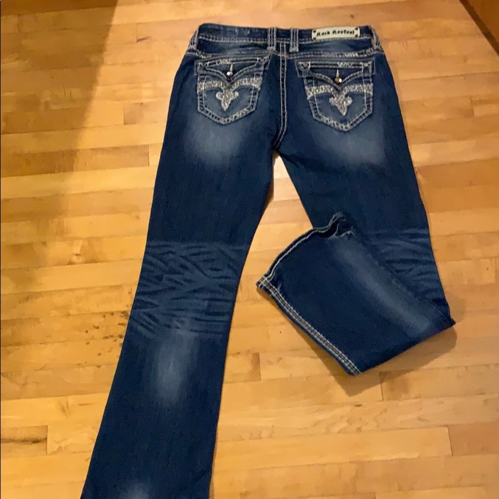 Size 28 Boot Cut Rock Revival Jeans